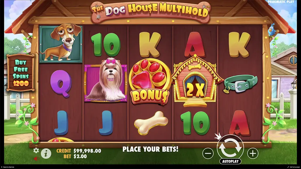 Бонусы в слоте The Dog House Multihold